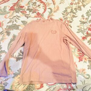 Women’s Long-Sleeve Mock Neck Top in Brown